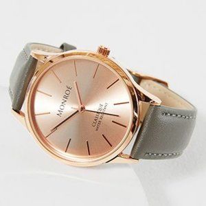 NWT Monroé Classique Watch In Sunburst Solérose